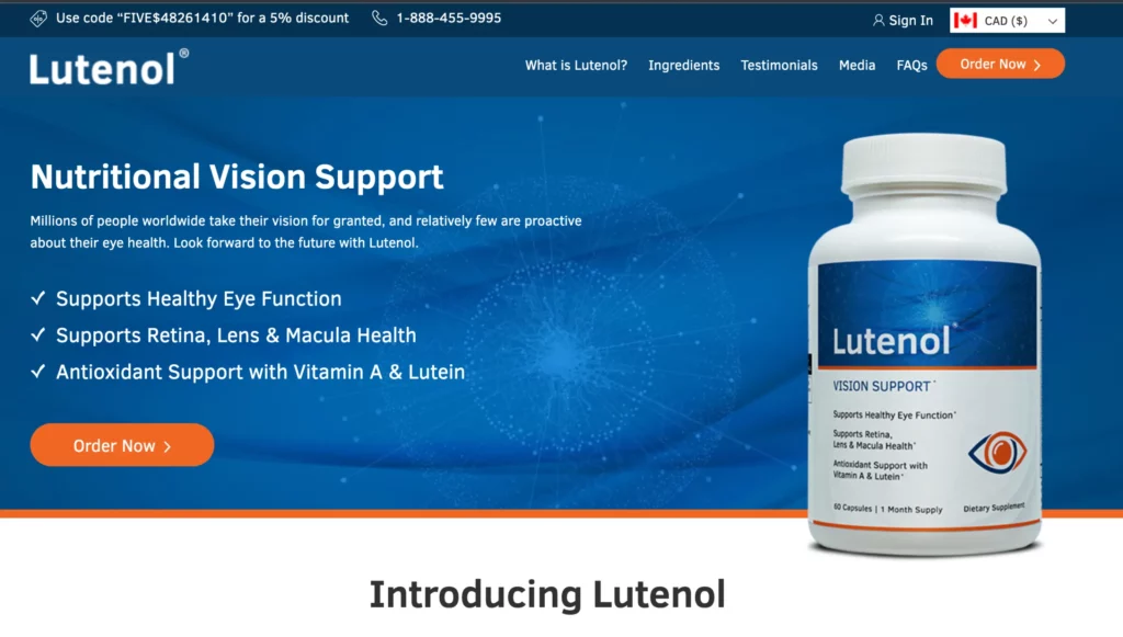 lutenol canada website